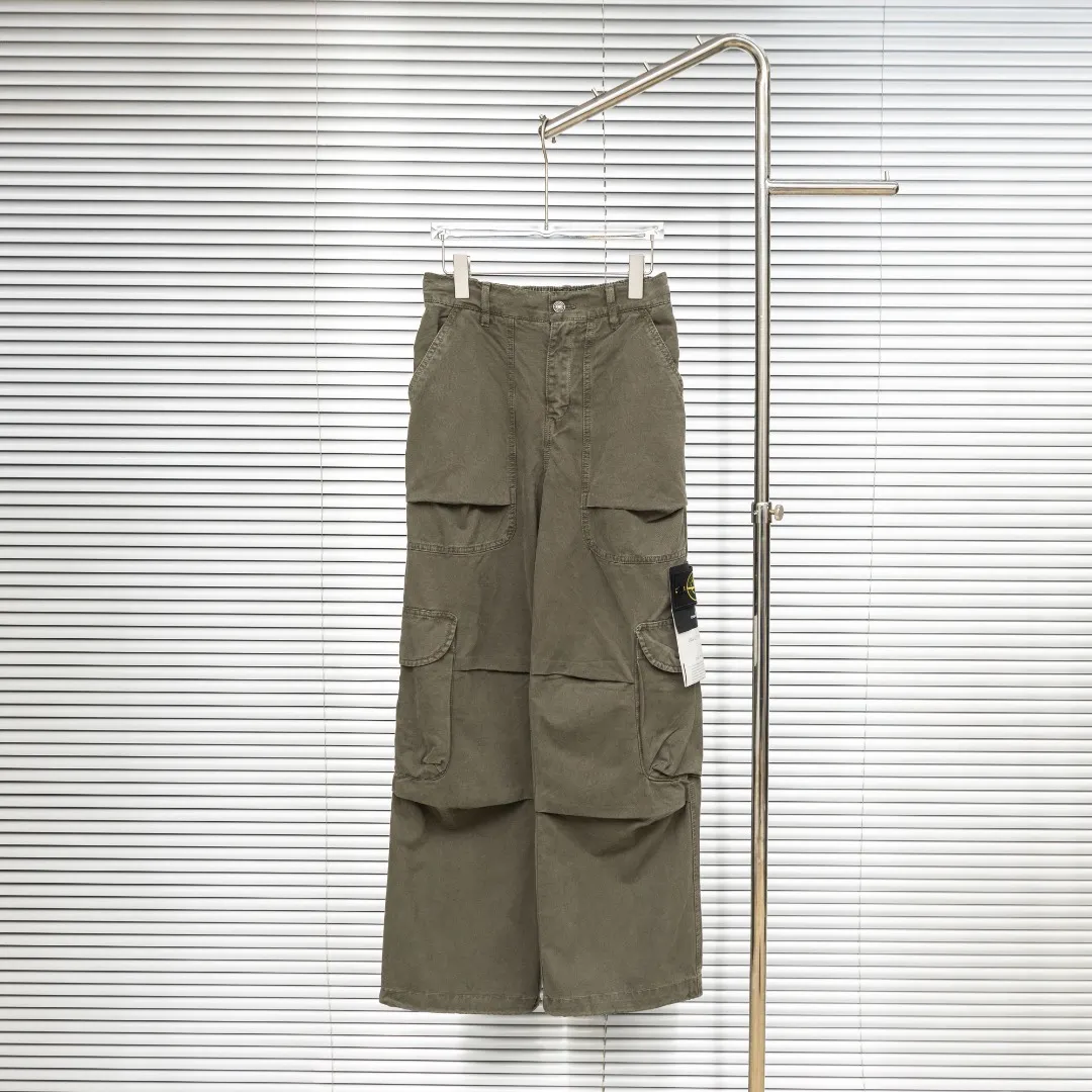P340 top version (different currencies) Style: Stone Island STONE LSLAND washed and distressed multi-pocket functional trousers Color: Picture color Size: M-XXXL Fabric: Workwear Accessories: Full set of customized accessories No gender distinction, same style for men and women